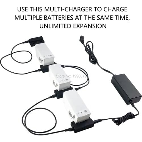 Suitable for HUBSAN ZINO2 UAV battery multi-charger charger charging line unlimited expansion while multi-charging