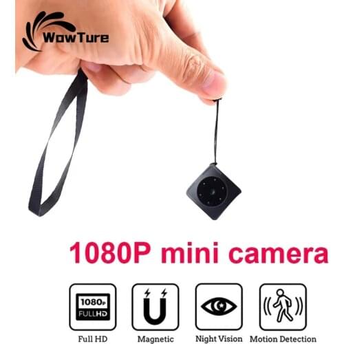HD 1080P Portable Mini Camera Micro Cam Sensor Night Vision Camcorder Human Detect Loop Recording Recorder support hidden TFcard