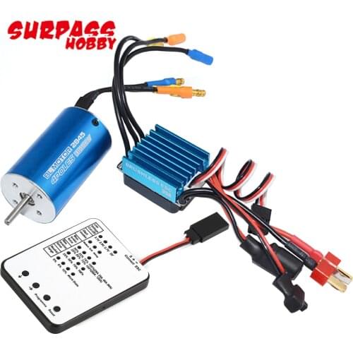 RC 2845 4370/3930/3800/3100KV Brushless Motor+35A Brushless ESC And LED Program Card For 1/14 1/16 1/18 RC Car Truck Buggy Toys