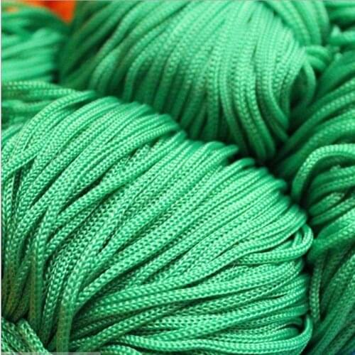 4mmX100M Polypropylene silk / PP yarn rope.Soft rope craft toys string pull imitation nylon hollow exhibition badge lanyard