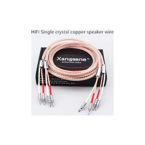 X-012 Single crystal copper 8TC speaker cable speaker amplifier HIFI cable audio cable