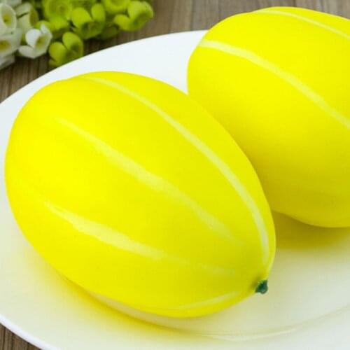 050 Imitation cantaloupe melon model bubble fruit vegetable decoration photography decoration 14.5*9.5cm