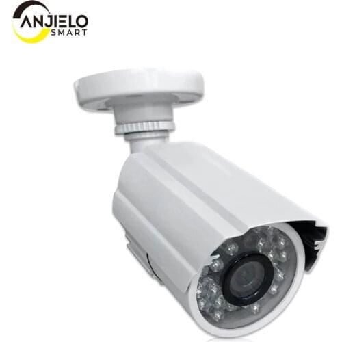 AnjieloSmart 1/3 cmos 1200TVL cctv Analog surveillance camera with 3.6mm Lens waterproof security camera with power adapter