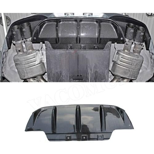 For 6 Series Carbon Fiber Rear Bumper Diffuser Lip Guard for BMW F06 F12 F13 M6 2012-2017 Car Styling FRP Car Prodection