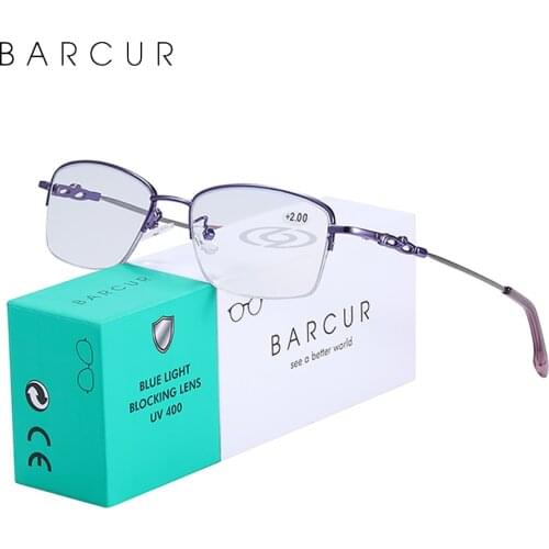 BARCUR Women's Glasses And Cases