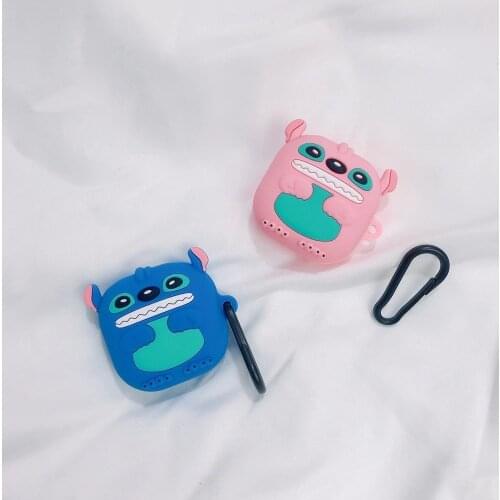 Cute 3D Cartoon Earphone Cover for Samsung Galaxy Buds Live / Buds Pro / Buds 2 Case Wireless Headphone Headset Charging Box Bag