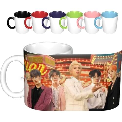 - Boy With Luv Ceramic Mugs Coffee Cups Milk Tea Mug Boy With Luv Kpop Band Music Creative Trending Vintage Gift Bottle Cup
