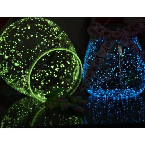 10g Party DIY Fluorescent Super luminous Particles Glow Pigment Bright Gravel Noctilucent Sand Glowing in the Dark Sand Powder