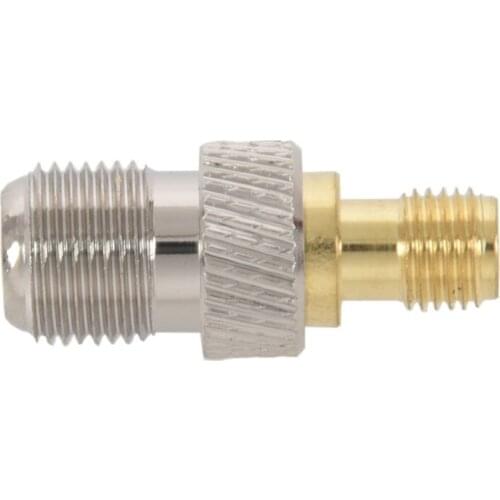 GTBL RF coaxial coax adapter SMA female to F female,silver