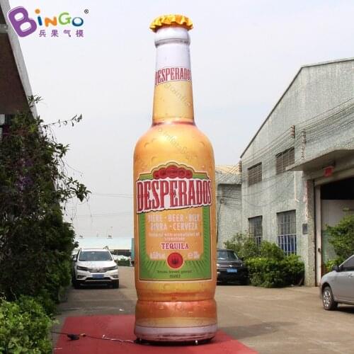 Customized 5.2 meters high inflatable wine bottle / inflatable jagermeister bottle / inflatable bottle for decoration toys