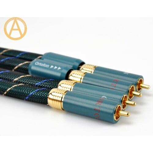 HIFI ORTOFON RCA Cable RCA Audio Interconnect Cable Ortofon 8NX RCA Audio Cable Gold Plated RCA Plug