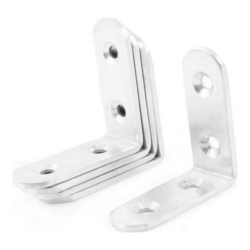 Best Promotion Wholesale Price 10 Pcs/lot 50mm x 50mm Right Angle Stainless Steel Corner Bracket