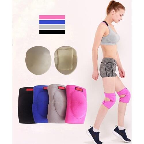 2Pcs Outdoor Running Sports Non-slip Knee Pads Thickened Sponge Warm Protector Motocross Knee Pads Elbow protective