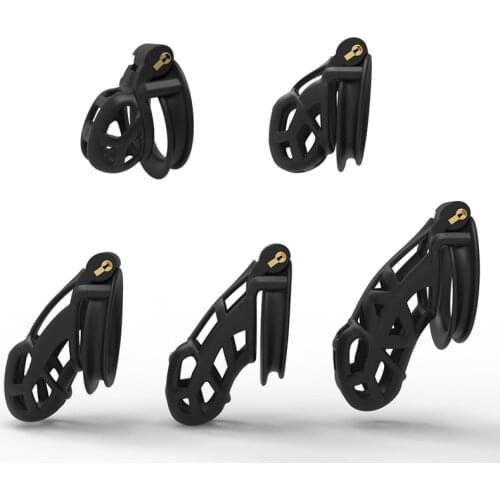 Newest V6 Version 3D Printed Double -Arc Mamba Cobra Chastity Device Strong and Light Cock Cage Chastity Belt Penis Lock