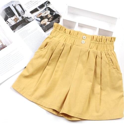 2021 new childrens thin shorts girls' summer shorts summer loose shorts big childrens thin shorts