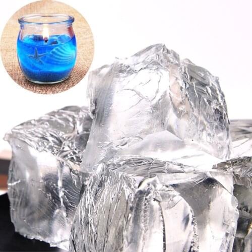 500-1000g Transparent Jelly Wax Candle Making Gel Wax for DIY Crystal Candle Cup Handmade Scented Candle Clear Gel Wax Supplies
