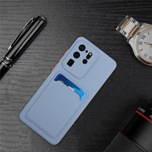 Luxury Card Holder Wallet Case For Samsung Galaxy S20 Ultra Case Silicone Cover For Samsung S20 Ultra S20ultra Coque Funda