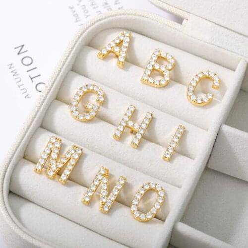 Crystal 26 Letters Brooch Pin Initial Brooches for Women A-Z Brooch with Rhinestones Fashion Jewelry Gift Suit Shirt Collar Pins