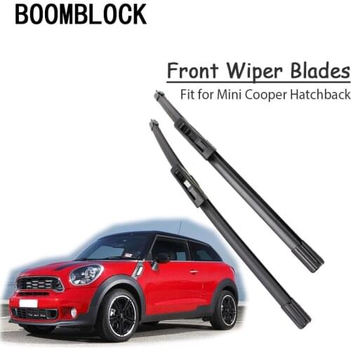 BOOMBLOCK 2PCS High Quality Front Windshield Wiper Blades For 2004-2017 Mini Cooper S R53 R56 F56 Accessories