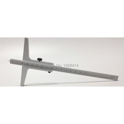 150mm stainless steel depth vernier caliper with needle point Depth Gauge with needle point Vernier depth caliper with needle