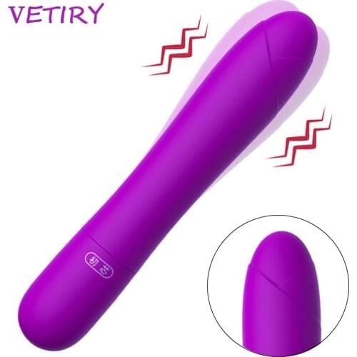 VETIRY Dildo Vibrator Av Stick Vibrator Erotic G Spot Magic Wand Anal Bead Vibration Women Sex Toy Lesbian Masturbator 5 Speed