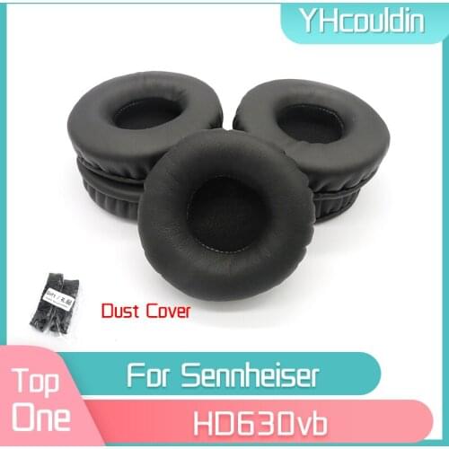YHcouldin Ear Pads For Sennheiser HD630vb Earpads Headset Leather Ear Cushions Replacement Earcushion