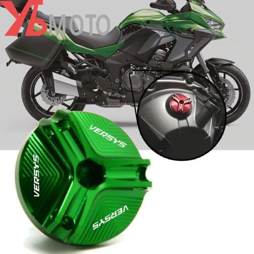 Motorcycle Engine Oil Drain Plug Oil Filler Cap for Kawasaki versys 1000 SE 2020 2021, versys 650 2007+, versys1000 2013