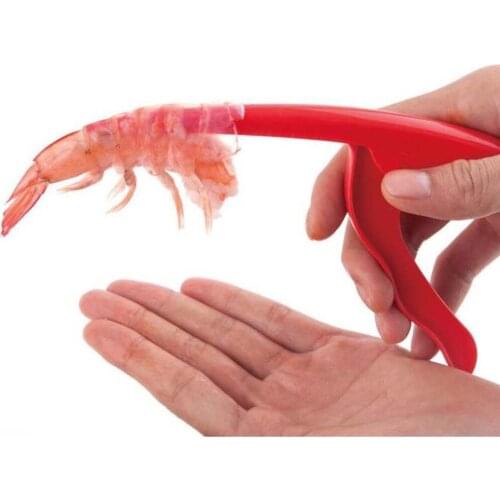 1 x peel shrimpShrimp Deveiner Peel Device Creative Kitchen Tools tool Portable Prawn Peeler