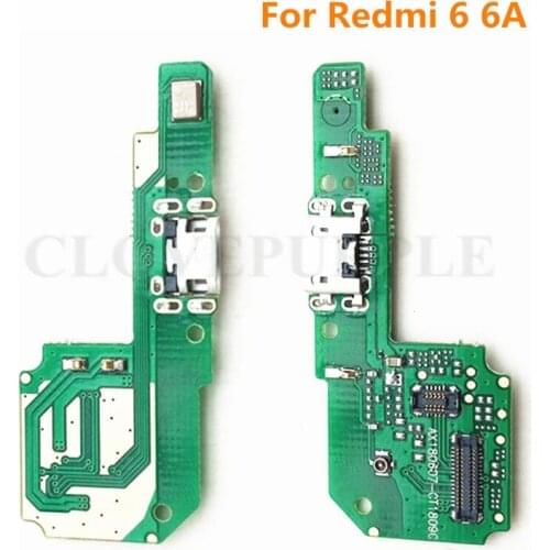 10X For Xiaomi Redmi 6 6A USB Charger Charging Port Ribbon Flex Cable Micro USB Dock Connector For Hongmi 6 6A