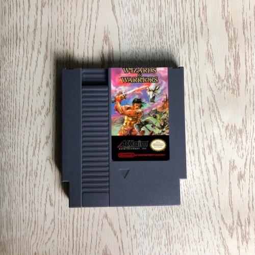 Wizards & Warriors Or Warriors II Ironsword - 72 pins 8bit game cartridge