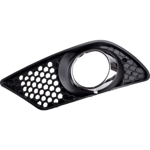 Beler Car Front Left 2048850253 Bumper Fog Light Grill Cover Fit for Mercedes Benz C W204 2008 2009 2010 Pre-Facelift