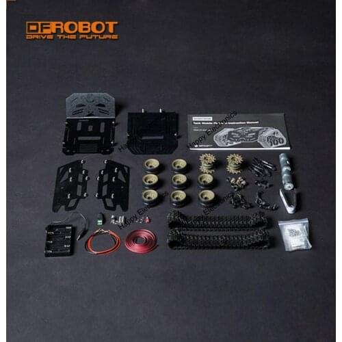 DFRoBot Devastator Tank Smart car Robot Mobile Platform V2 With 133RPM 45:1 Metal DC Gear Motor for Arduino Raspberry Pi B/B