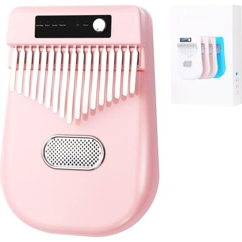 Electric Kalimba 17 Keys Thumb Piano 4 Kinds of Timbre BT Connetion Mbira Finger Piano Electronic Musical Instrument Gifts