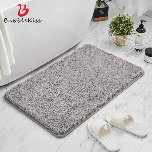 Bubble Kiss New Carpets For Living Room Solid Color Design Flocking Material Soft Doormat Carpet Bedroom Non-Slip Area Carpet