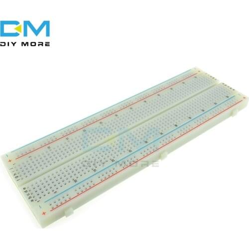 MB102 Breadboard 830 Tie Points Holes Universal Solderless PCB Breadboard Mini Test Protoboard DIY Bread Board