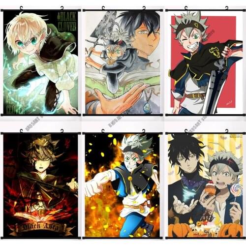 Canvas Painting Wall Art Black Clover Asta Yuno Yami Anime Posters and Prints Room Decor Pictures Living Kids Home Decoration