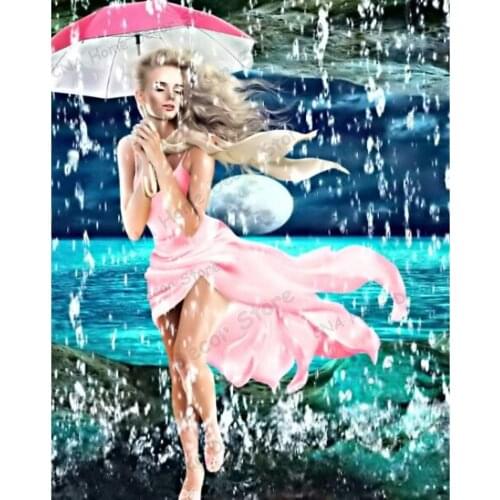 New Arrival Girls Mosaic 5D Diy Embroidery icons dancer Diamond Painting Christmas gifts Wall Sticker room decorations