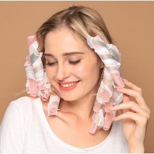 New Hair Rollers10/20pcs set Magic Hair Roller Spiral Heatless Curls Light Soft Hair Curlers For Women Curlers For HairFor Sleep