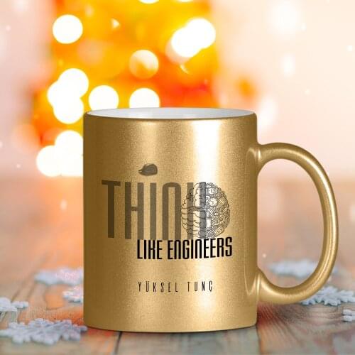 Personalized Professional Engineer Gilded Mug Cup-2