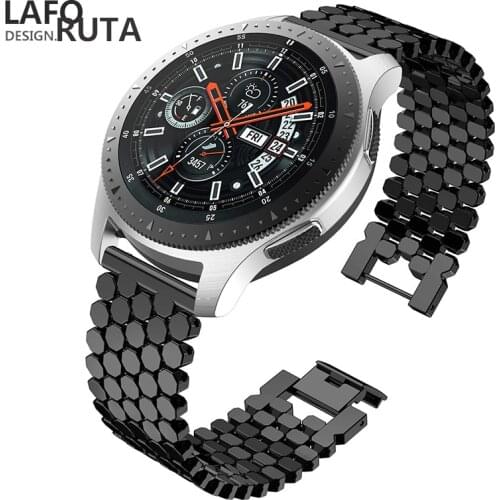 Laforuta Stainless Steel Band for Samsung Galaxy Watch 46m Samsung Gear S3 Frontier/Classic Wristband22mm Quick Release Strap