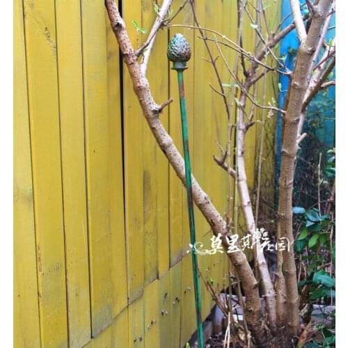 Garden Iron Retro Distressed Flower Guide Garden Hanging Ornaments Wind Chime Home Decor Gardening Decoration Supplies