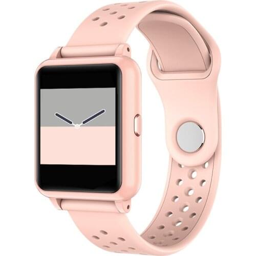 Nennbo P8 Smart watch Men Women Full Touch Screen IP67 Waterproof Bluetooth Heart Rate Fitness Tracker Wristband Watch