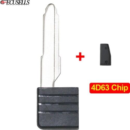 Smart Card Emergency Key Blade Maz13 Blank Insert Key for Mazda 5 6 CX-7 CX-9 MX-5 Miata RX-8 with / without 4D63 80bit Chip
