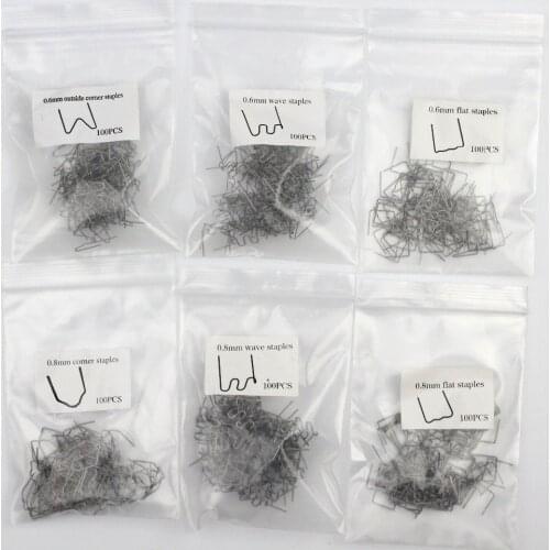 100PCS Hot Staplers for Plastic Welding Machine for Plastic Repair Car Bumper Bodywork Boat ABS Nylon PP Repair