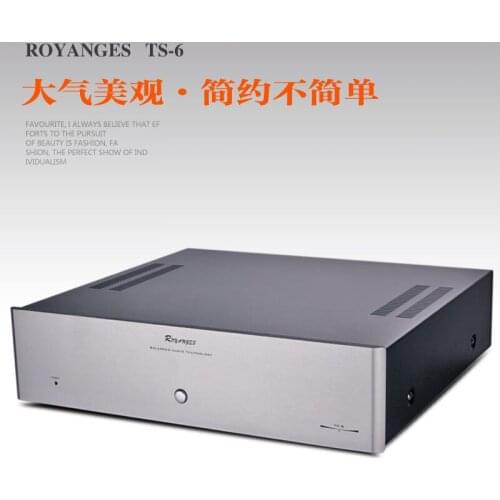 TS-6 180W*2 HIFI dual-channel high-power amplifier, dual-ring cow fever pure final stage, home speaker high-fidelity amplifier
