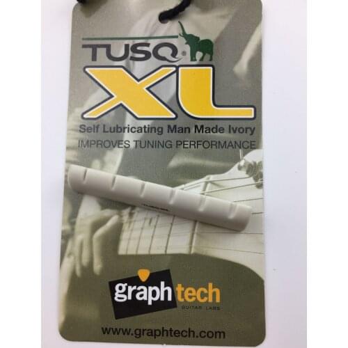 Graph tech TUSQ XL Guitar Nut BQL-6060 White 6-String Guitar Slotted Nut for EPI style guitar