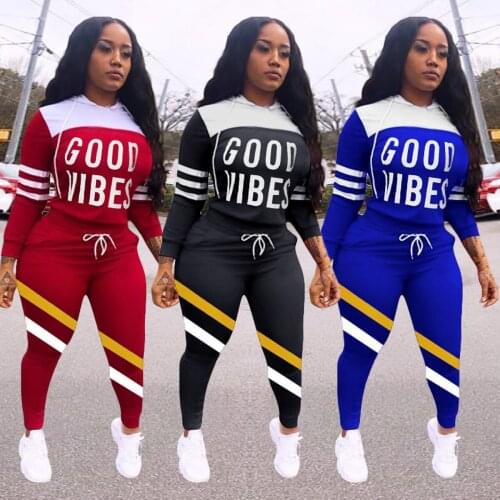 2021 New Autumn Arrival Casual Oversized Two Piece Set Woman Jogger Suit Female Tracksuit Pant O-neck Sweatshirts Top Sweatpants