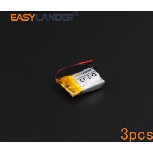 3pcs/Lot 3.7V 115mAh 701018 Rechargeable li Polymer Li-ion Battery For bluetooth headset mp3 MP4 speaker mouse recorder watch