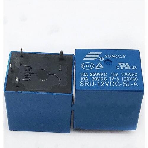 50PCS/lot Power Relays SRU-05VDC-SL-A 5v 4PIN new and original Relays