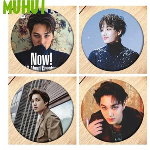 Free Shipping Kpop EXO KAI Brooch Pin Girls Badges For Clothes Backpack Decoration Jewelry B186